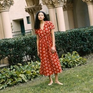 Christy Dawn Crimson Daisy Dawn dress size M